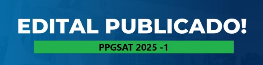 Processo Seletivo PPGSAT para ingresso 2025-1
